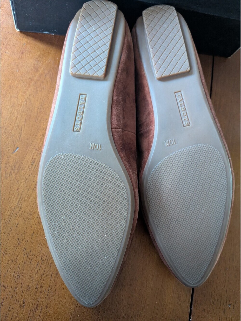 Talbots Francesca Tassels suede loafers dark rum size 10M - Picture 3 of 5